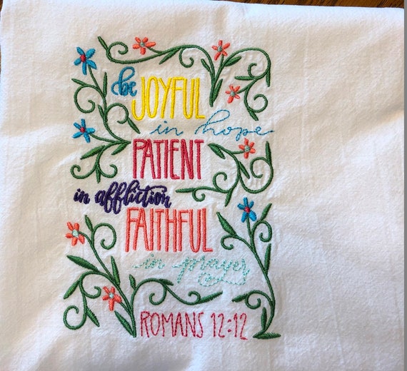 Joyful Patient Faithful {Pouch} Joyful Patient Faithful {Pouch}