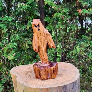 Angry Ghost | Chainsaw carved | Wood carving