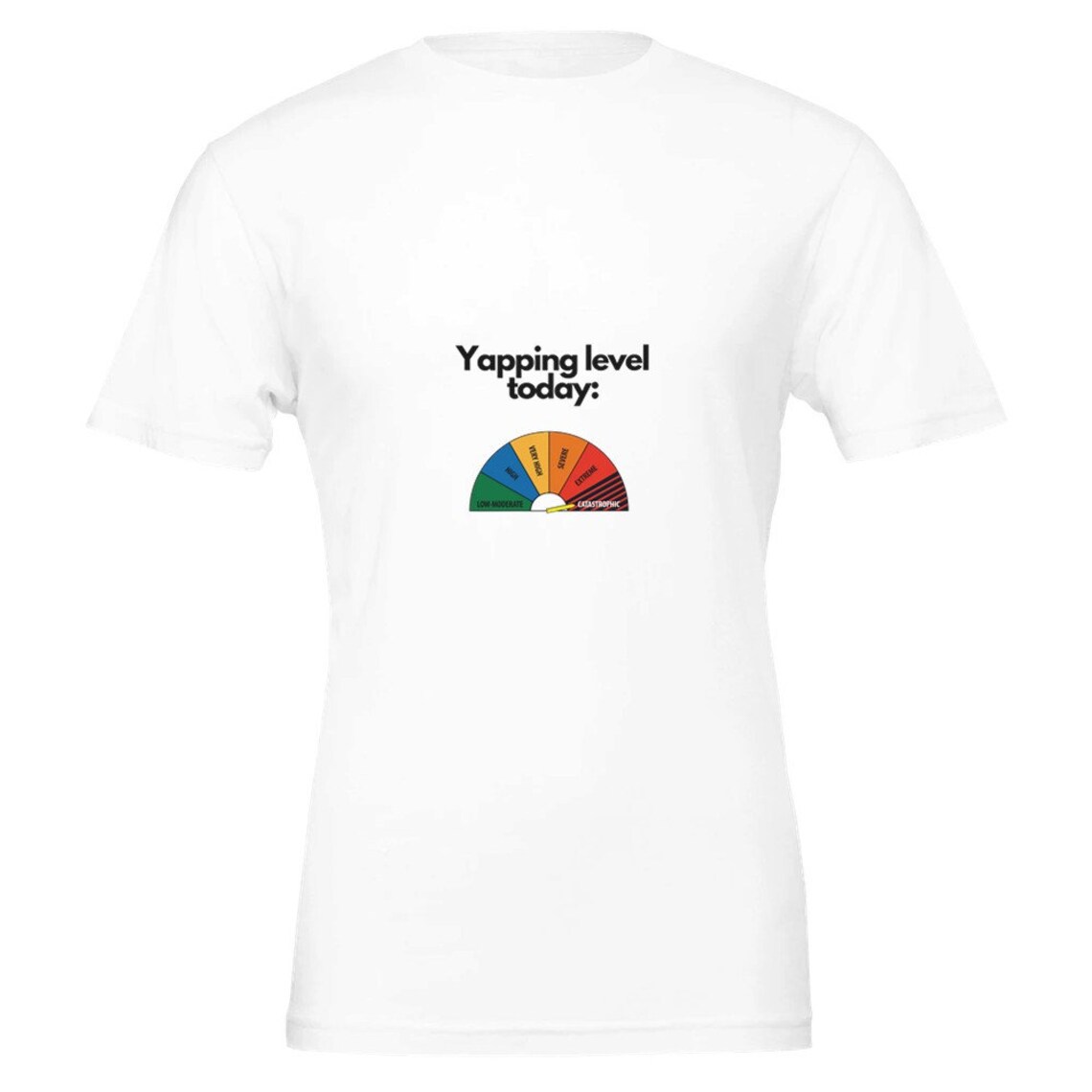 Yapping Level Today Meter Meme Shirt Weird Gift, Shirts That Go Hard ...