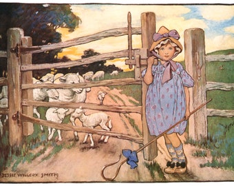 Little Bo Peep, by Jessie Willcox Smith