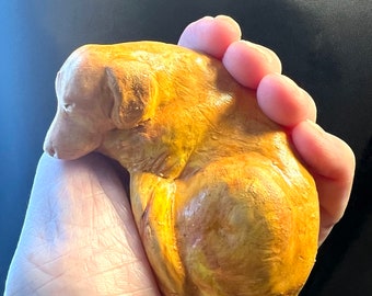 Golden Retriever-beeldje/beeldhouwwerk