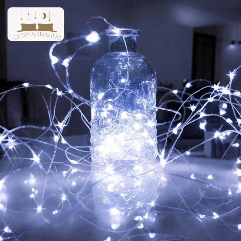 Fairy String Lights, 10/20 PCS LED Copper Wire White, Battery Operated
