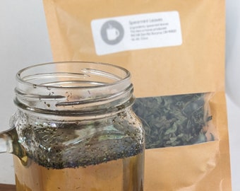 Organic Spearmint Loose Leaf Tea, Dried Herbs, Mentha Spicata