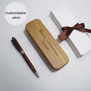 Personalized Signature Pen, Wooden Pen, Fountain Pen Set, Christmas Gift, Souvenir, Graduation Gift，Christma Gift