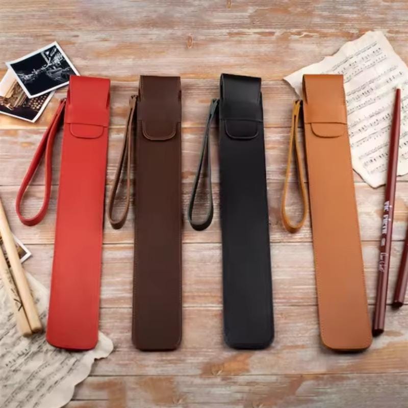 Personalized Drumstick Storage Bag, Leather Drumstick Leather Case, Jazz Drumstick Storage Bag, Practice Drum Accessories, Drum Leather Case
