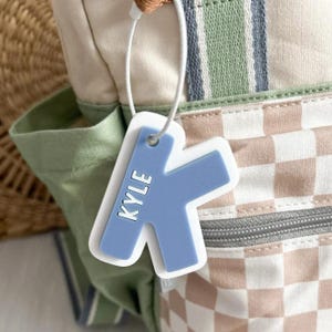 Pendentifs personnalisés pour cartable, Pendentifs personnalisés, Pendentifs nom, Porte-clés prénom, Cadeaux pour enfants, Pendentifs anti-perte