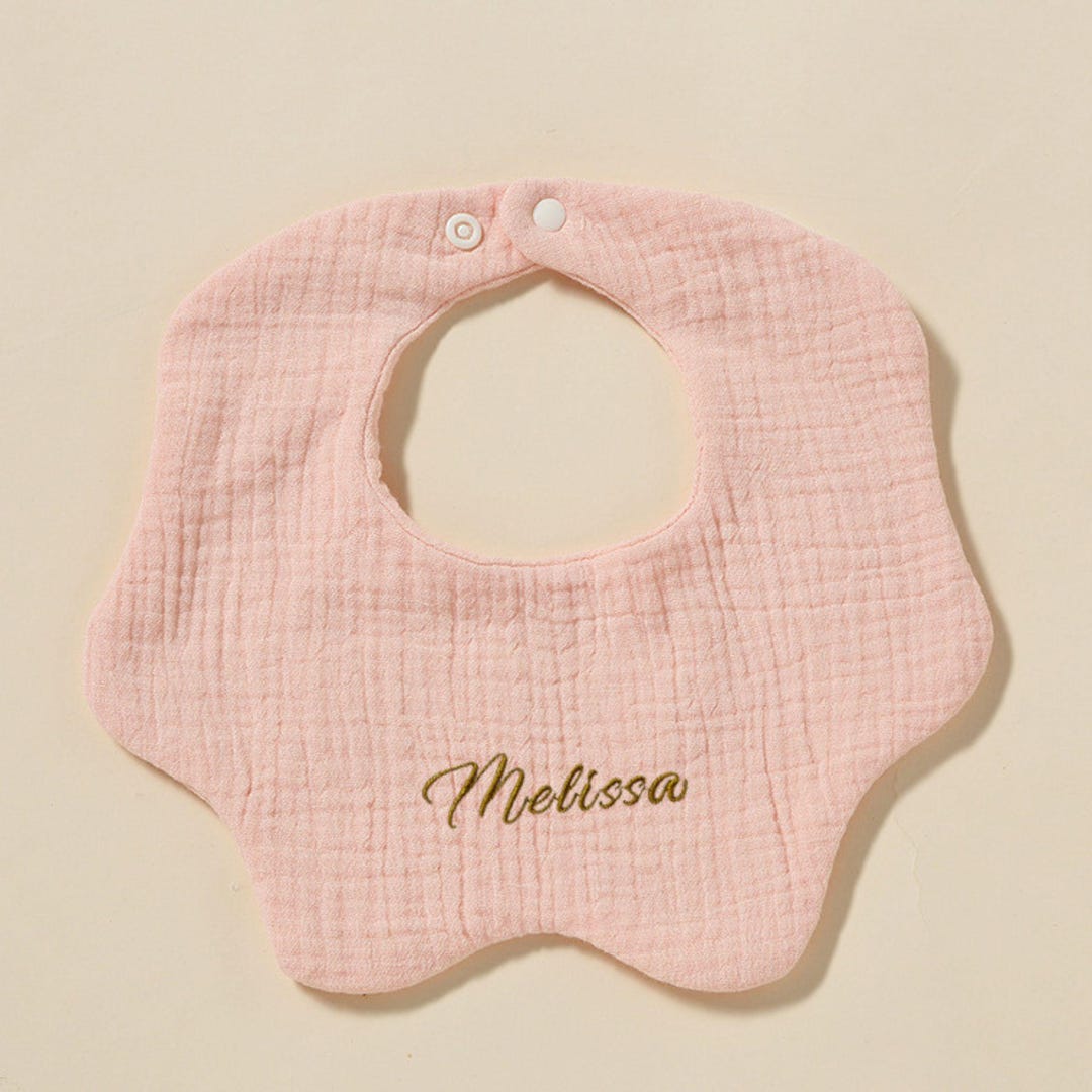 Custom Bibs, Baby Bibs, Embroidered Bibs, Name Bibs, Wavy Bibs, Birth ...