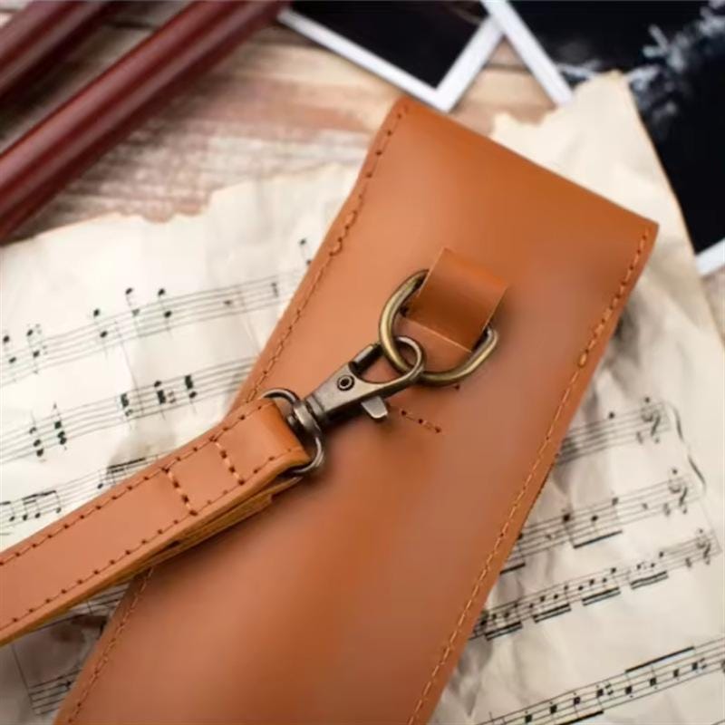 Personalized Drumstick Storage Bag, Leather Drumstick Leather Case, Jazz Drumstick Storage Bag, Practice Drum Accessories, Drum Leather Case