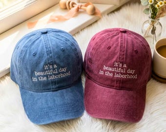 Embroidered Laborhood Hat, Labor and Delivery Nurse Cap, Nursing School Hat