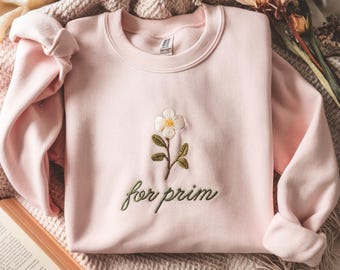 For Prim Embroidered Sweatshirt, Katniss, Mockingjay, Book Merch