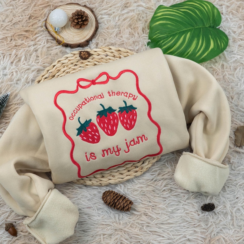 Embroidered Occupational Therapy Sweatshirt, OT Gift, Special Education image 3