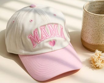 Gorra de mamá bordada personalizada, gorra de béisbol personalizada