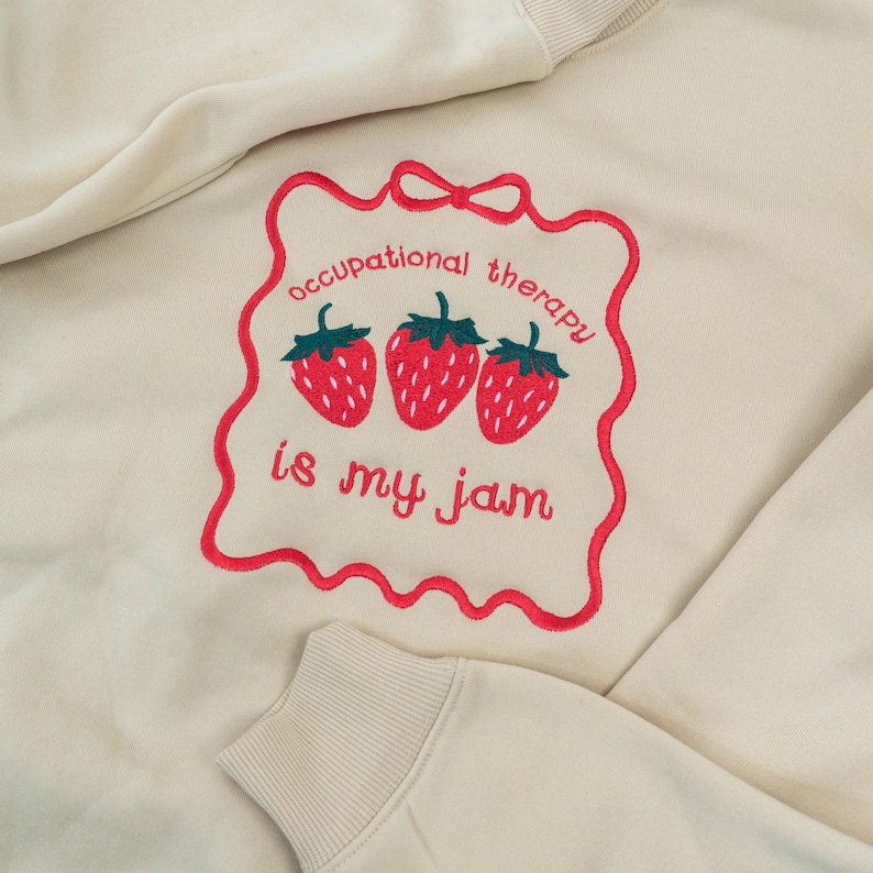 Embroidered Occupational Therapy Sweatshirt, OT Gift, Special Education image 2