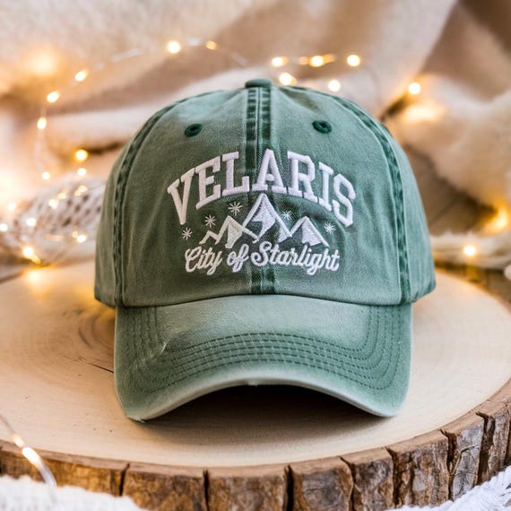 Velaris City of Starlight Embroidered Hat, ACOTAR Inspired