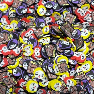 Halloween Polymer Clay Slices: Witch Sisters Sprinkle Mix 46