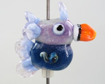 Handcrafted Glass Lampwork Gooney Bird Focal SRA-133