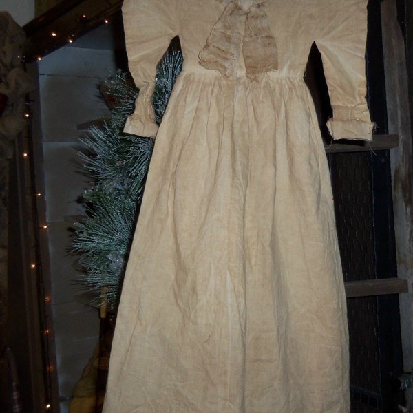 Primitive stained Prairie Dress