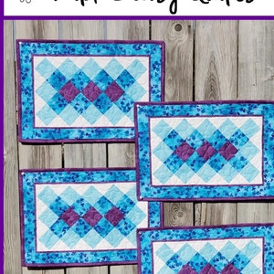 Simply Seminole Placemats PDF Pattern,   Instant Download