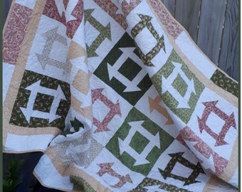 Nana's Quilt Pattern PDF, Multi sized, Easy quilt, Instant Download