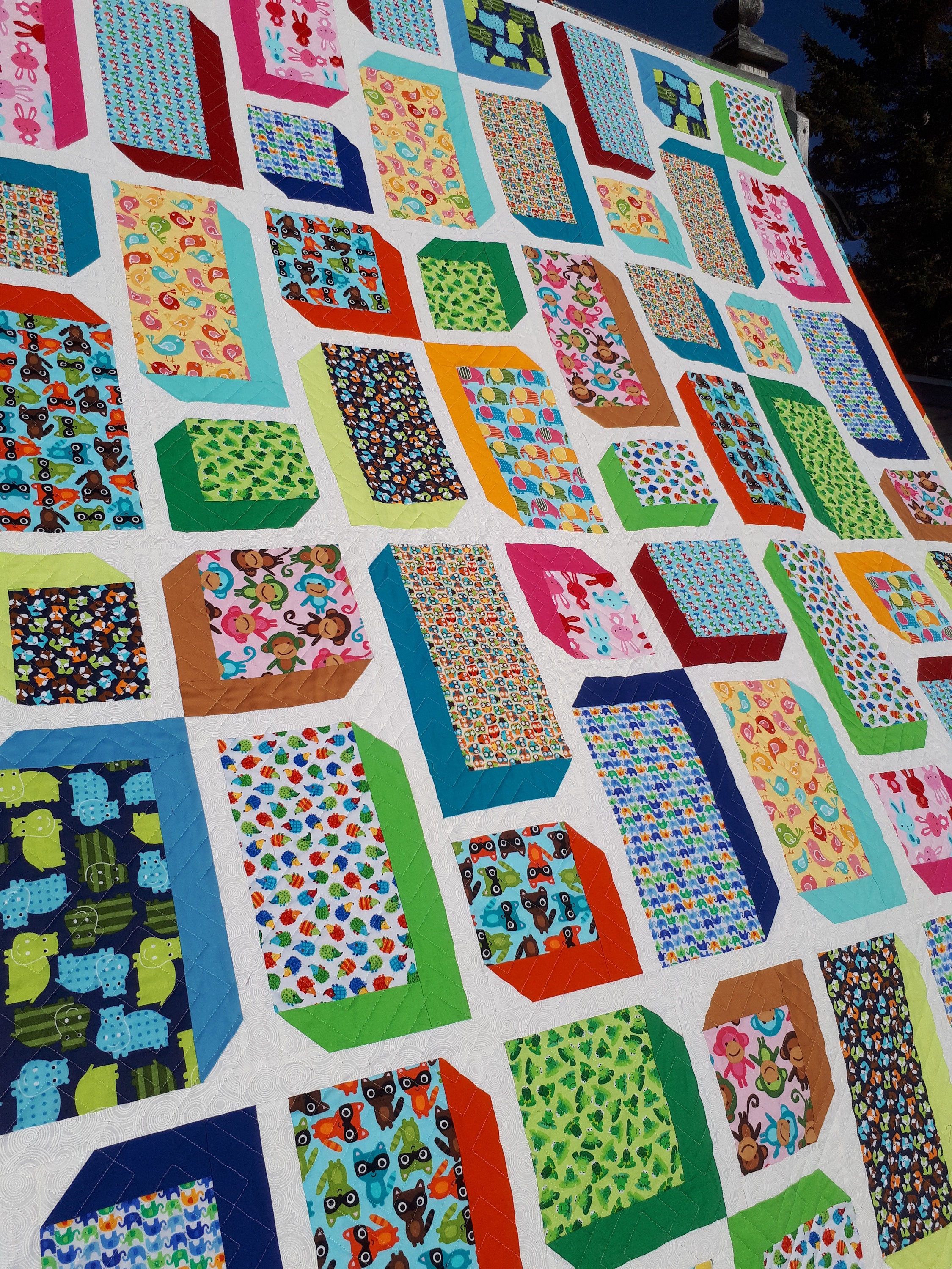 Favorite Fat Quarters PDF Quilt Pattern 4 Sizes Beginner - Etsy
