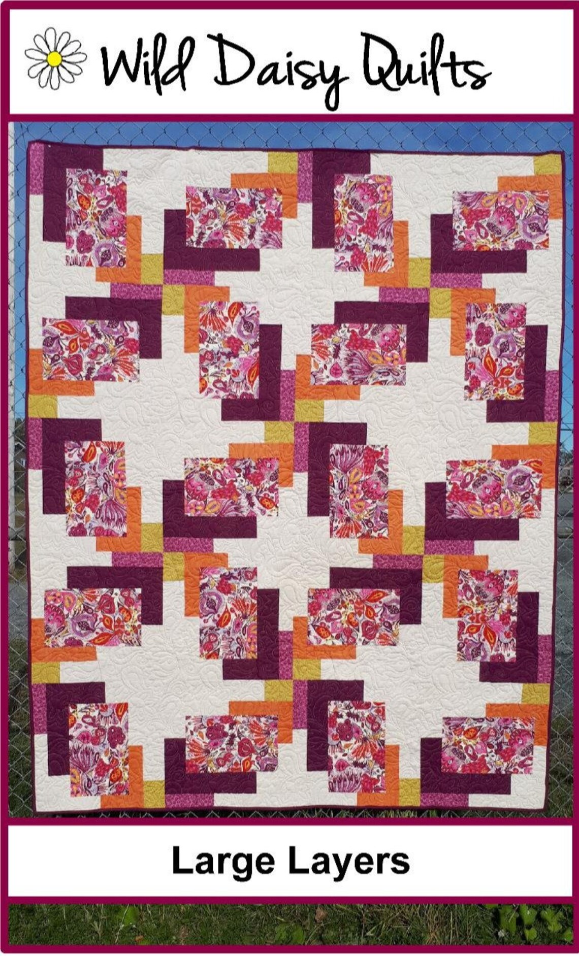Large Layers PDF Quilt Pattern- 3 Sizes in Pattern, Modern & Easy ...