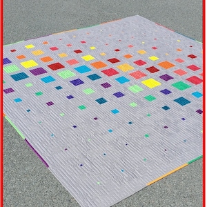 Colour Pops Quilt Pattern PDF Quilt Instant Download