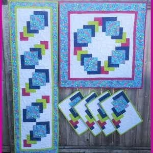 Table Layers PDF Pattern, Runner, Topper, Placemats (Instant Download)