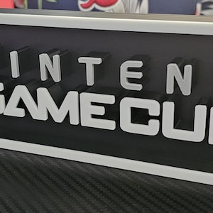 Nintendo GameCube 3D Wall Art