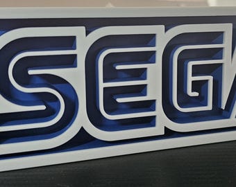Sega Logo 3D Wall Art