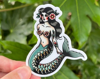 Mermaid | Waterproof Vinyl Laptop Sticker