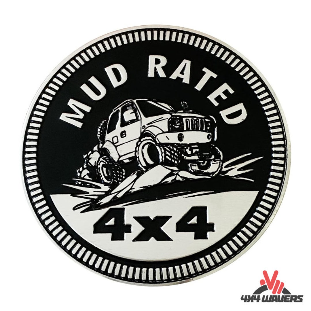 Aimery 4 X 4 Metal Automotive Badge 3D Metal Emblems Round...
