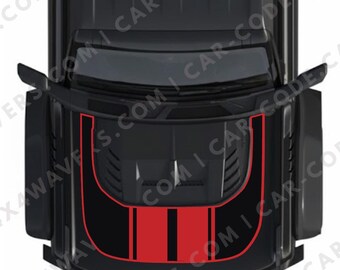 IPad 15 Ford Raptor F-150 2021-2025 Doble Capó Gráficos Vinilo