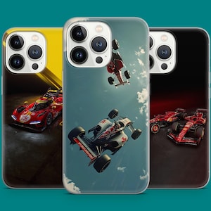 F1 Racing Phone Case Formula One Cars Design Motorsport High-Speed Cover for iPhone 16 15 14 13 12 11 XR, Samsung S25 S24 S23 S22, Pixel 8 9