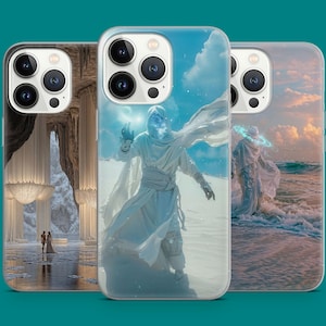 Ethereal Dreamscape Phone Case Mystic Cosmic Figures Design Phone Cover for iPhone 16 15 14 13 12 11 XR Samsung S25 S24 S23 S22 Pixel 7 8 9