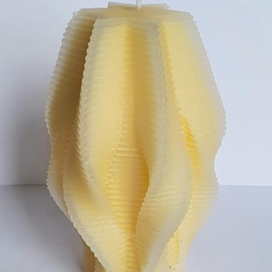 Handmade Sculptural Soy Wax Candle | Modern Decorative Candle | Custom Colour Gift | Unique Home Decor | Made to Order | Scented | Unscented