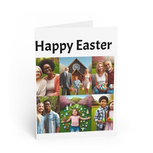 Tarjetas de felicitación de Pascua: Celebre la primavera con alegría. Perfectas para Pascua, fiestas de primavera, reuniones familiares, saludos para amigos y tarjetas de temporada.