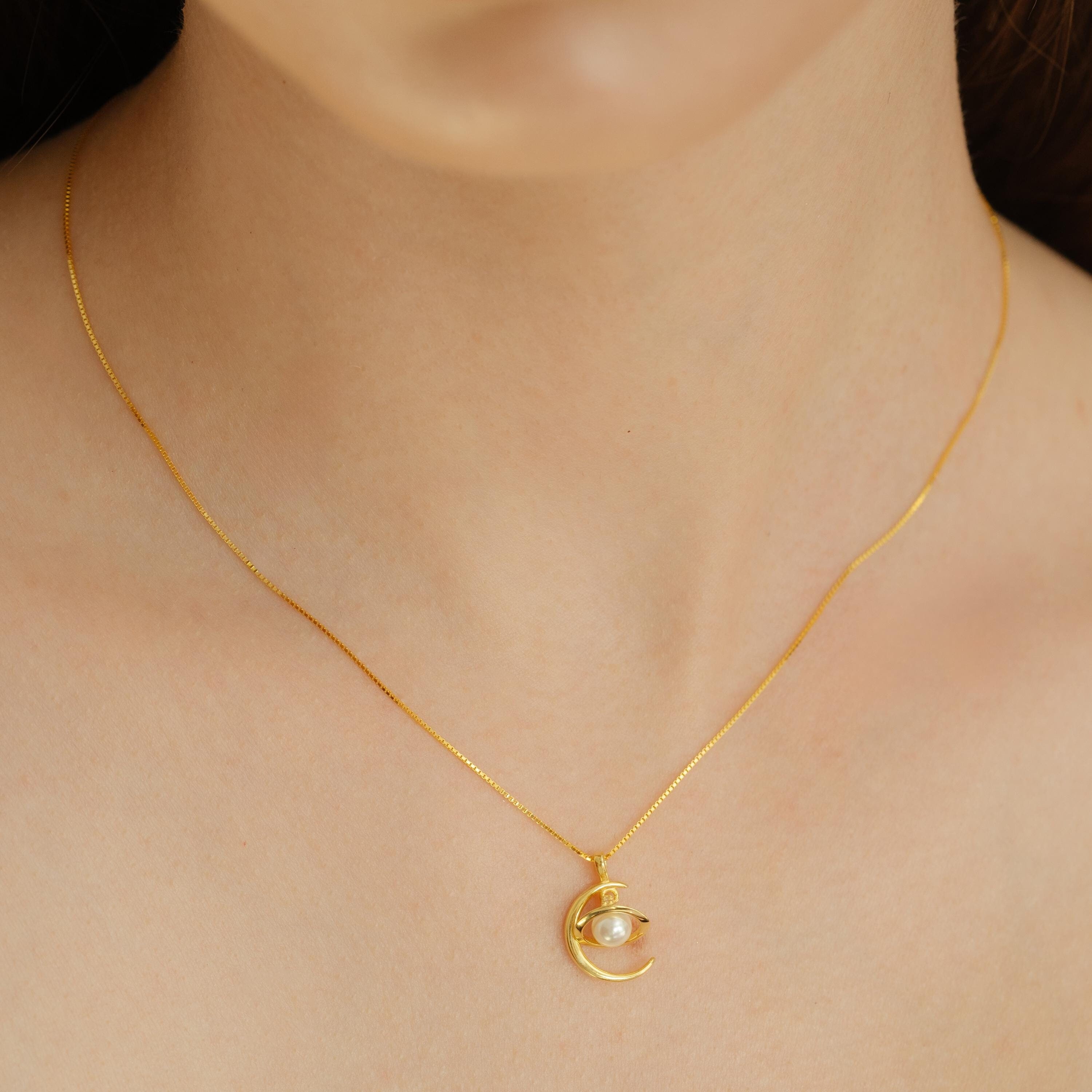 【LOTSYOU】Pearls of the Night Chain Necklace MUSINSA | LOTSYOU lotsyou_Pearls of the Night Necklace