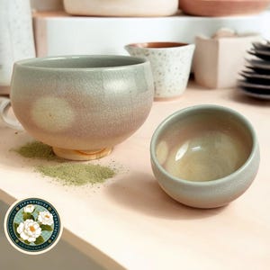 Hagi Chawan - Japanese Ware, Vintage Pottery, High Class and Rare Ceramic Matcha Tea Bowl - Japantiques| FREE Secret Gift Included