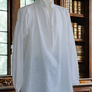 Camisa renacentista Tudor hecha a medida, atuendo SCA, traje de Renfaire imagen 1