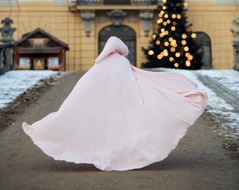 hooded cape Cinderella, elven fantasy cape, wedding cape veil, medieval hooded cape, fairytale cape, long wedding cape, alternative wedding