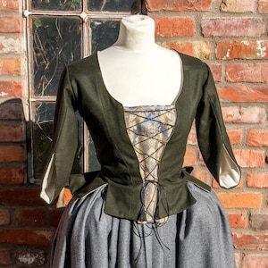 Claire Fraser jacket cosplay dress, movie cosplay, claire cosplay dress, 18th century clothing, claire costume, cosplay costume