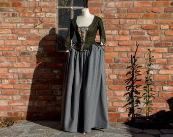 Claire Fraser cosplay dress, movie cosplay, claire cosplay dress, 18th century clothing, claire costume, cosplay costume, costumes for women