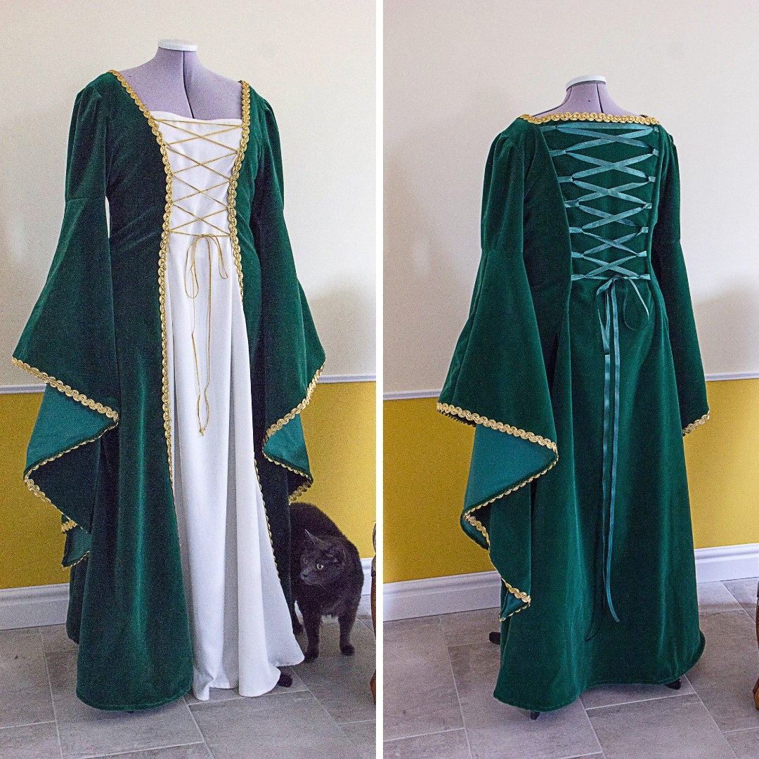 Celtic Bride Dress Medieval Wedding Dress Medieval Dress - Etsy