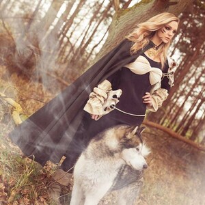 Viking cloak, viking cape with hood, celtic cloak, bridal cape, medieval cloak, wedding cloak, medieval cape, renaissance cloak, cosplay image 2