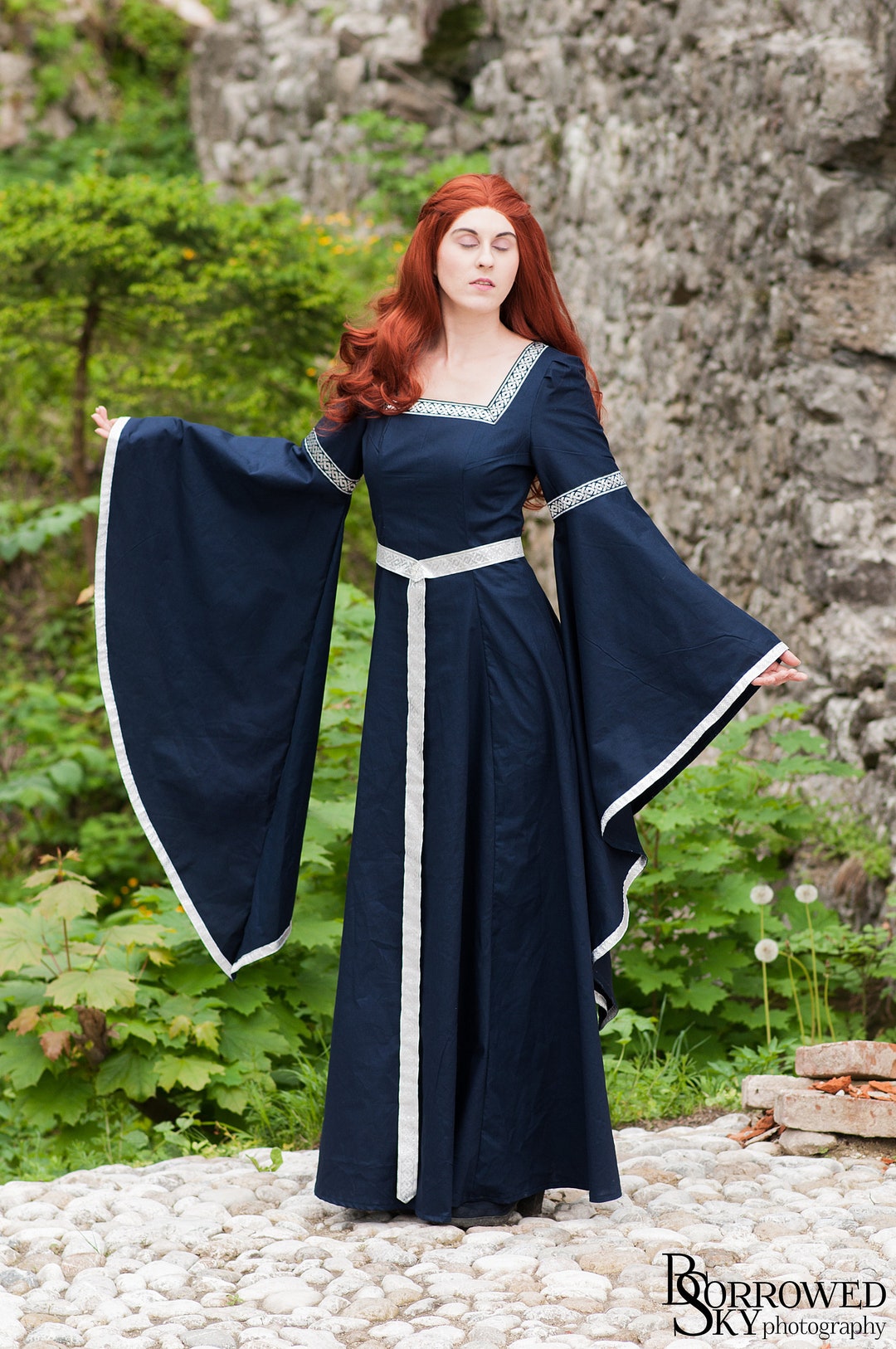 Medieval Dress Fantasy Gown Medieval Renaissance Dress Medieval