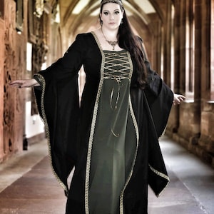 Vestido de novia celta, vestido de novia medieval, vestido medieval, vestido de novia pagano, vestido de novia de hadas, vestido de novia celta hecho a medida