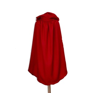 Red Riding Hood Cape Cape With Hood Costume Play Hooded - Etsy