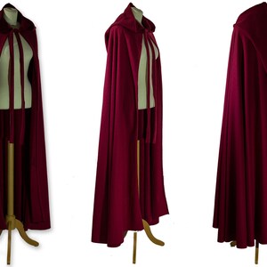 Viking cloak, viking cape with hood, celtic cloak, bridal cape, medieval cloak, wedding cloak, medieval cape, renaissance cloak, cosplay image 5