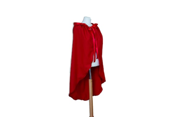 Easy Halloween Costume Red Riding Hood Cape Fantasy Medieval Etsy