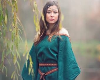 Abito medievale Cerere, abito da sposa vichingo, abito celtico pagano per la cerimonia di unione delle mani, abito da fata per donna, abiti da festival, abito da sacerdotessa wiccan